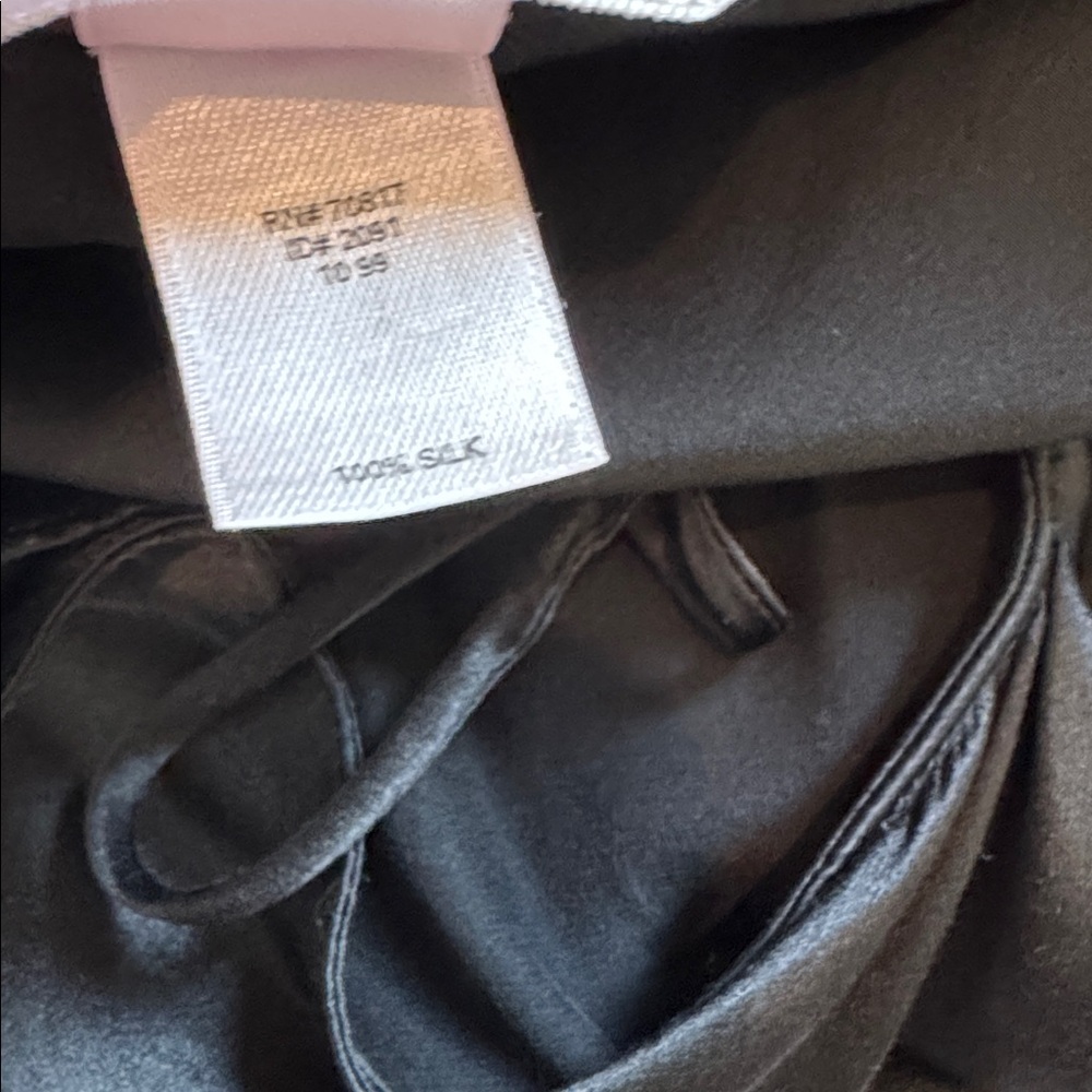 Victoria's Secret 90’s Vintage Long Black 100% Silk Slip Maxi Dress - Picture 5 of 5